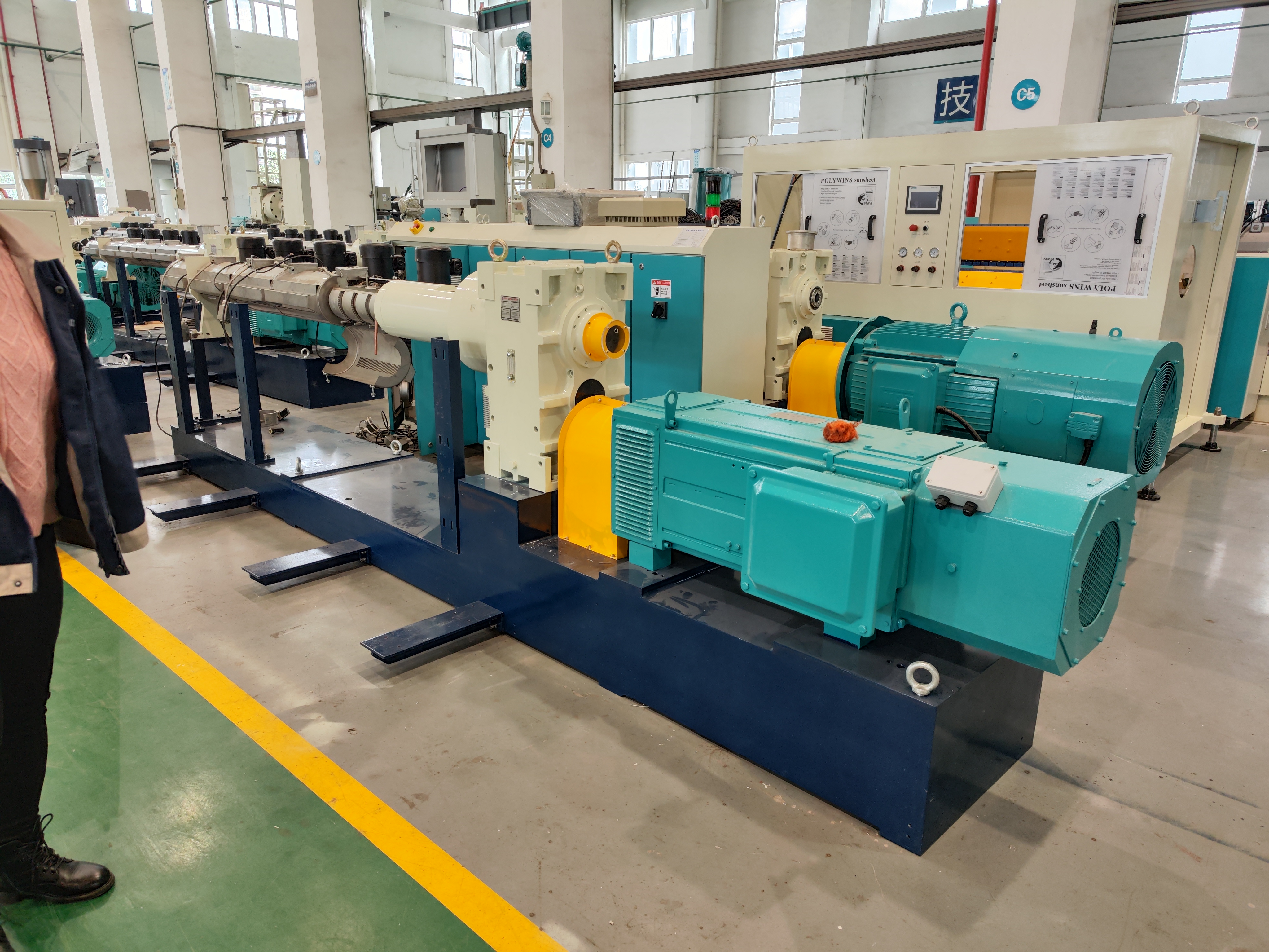 محرك تيار متردد متغير السرعة YJP للبلاستيك 2